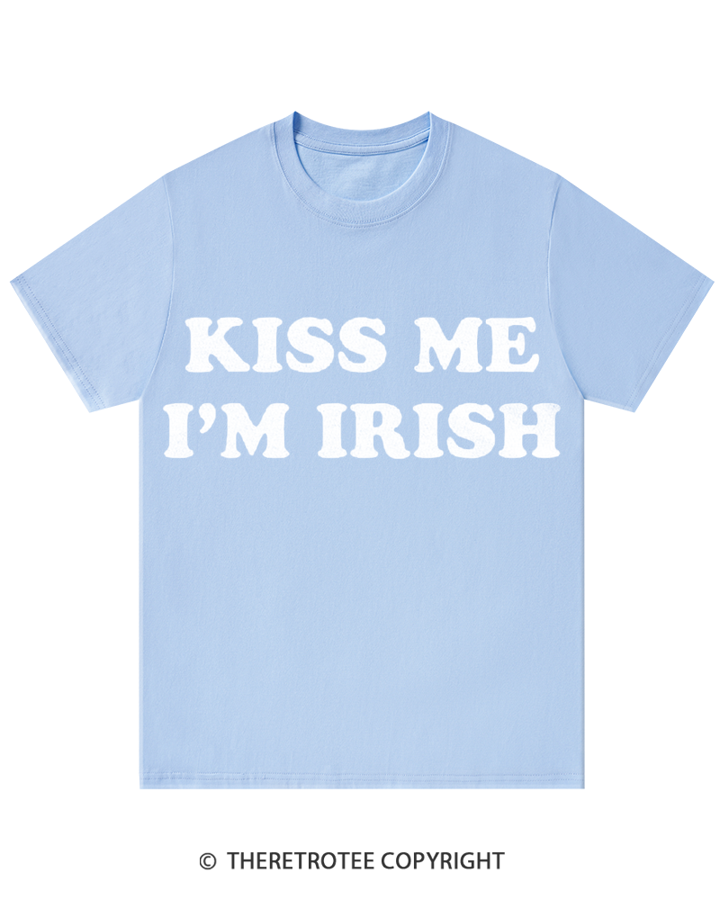 TheRetroTee Kiss Me I'm Irish St. Patrick's Day T-Shirt
