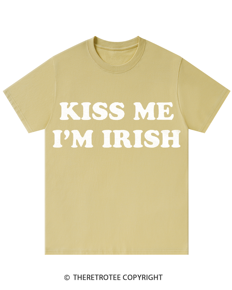TheRetroTee Kiss Me I'm Irish St. Patrick's Day T-Shirt