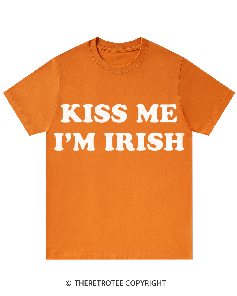 TheRetroTee Kiss Me I'm Irish St. Patrick's Day T-Shirt