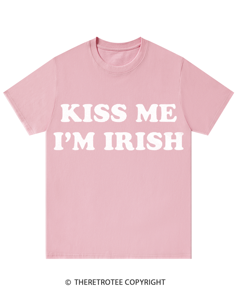 TheRetroTee Kiss Me I'm Irish St. Patrick's Day T-Shirt