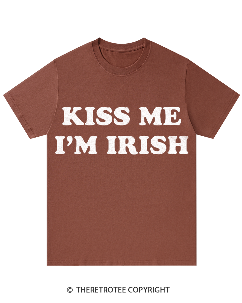 TheRetroTee Kiss Me I'm Irish St. Patrick's Day T-Shirt