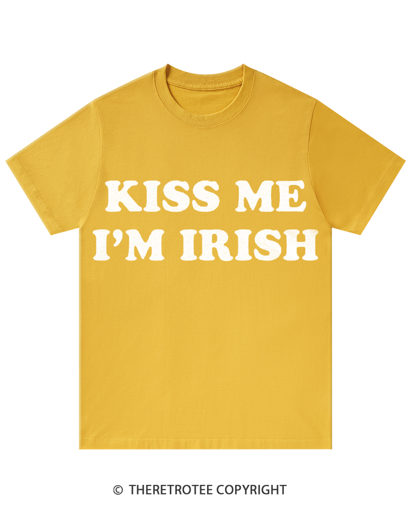 TheRetroTee Kiss Me I'm Irish St. Patrick's Day T-Shirt