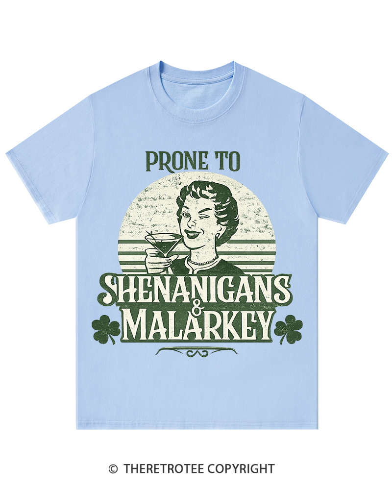 TheRetroTee Shenanigans & Malarkey St. Patrick's Day T-Shirt