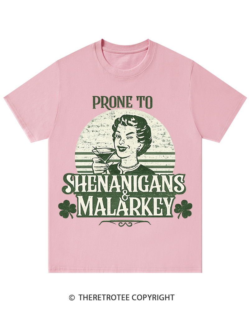 TheRetroTee Shenanigans & Malarkey St. Patrick's Day T-Shirt