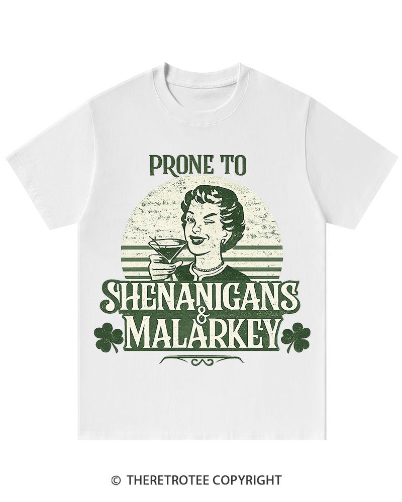 TheRetroTee Shenanigans & Malarkey St. Patrick's Day T-Shirt