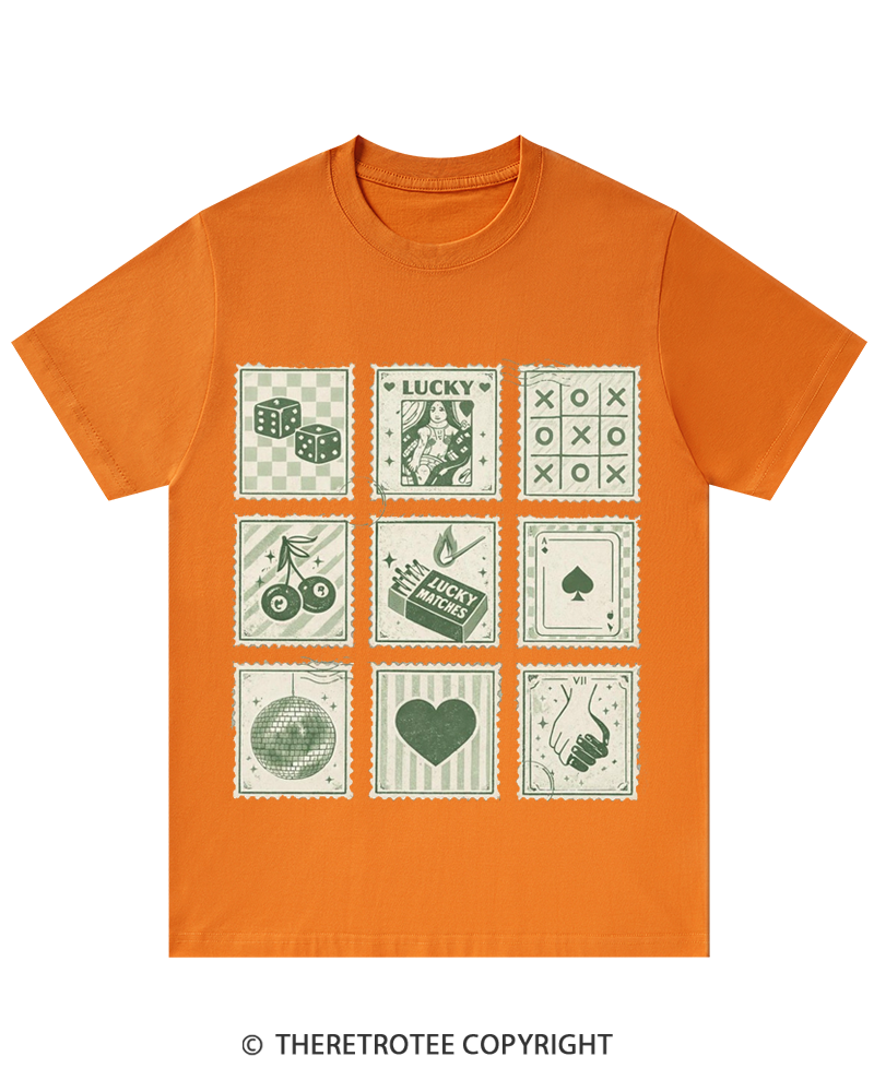 TheRetroTee Stamp Shamrock St. Patrick's Day T-Shirt