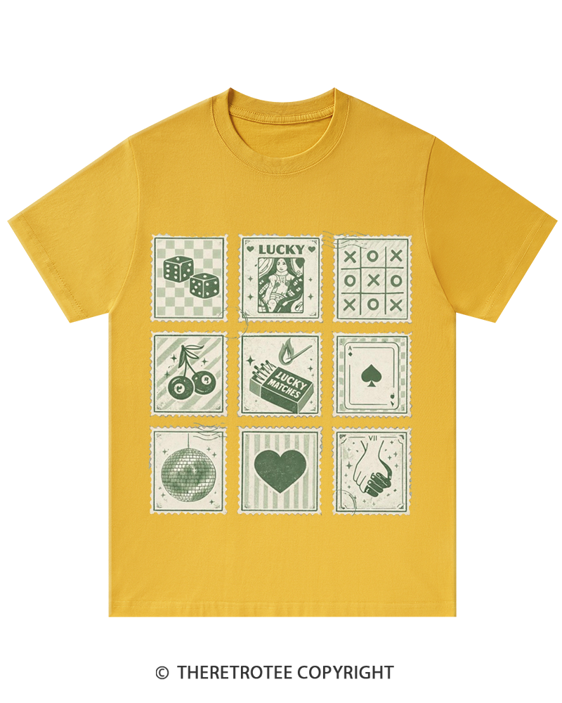 TheRetroTee Stamp Shamrock St. Patrick's Day T-Shirt