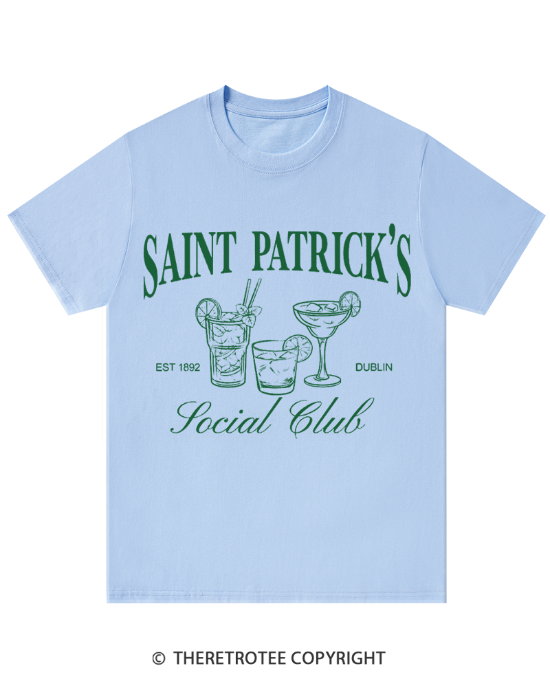 TheRetroTee Lucky Shamrock St. Patrick's Day T-Shirt