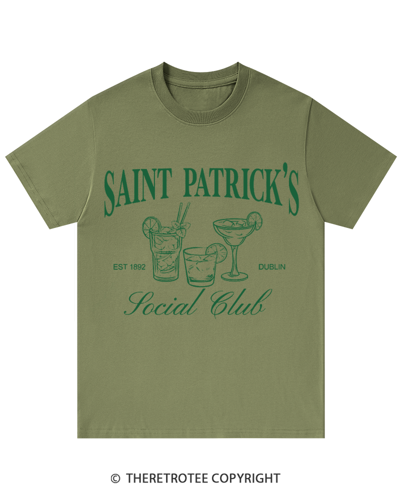 TheRetroTee Lucky Shamrock St. Patrick's Day T-Shirt