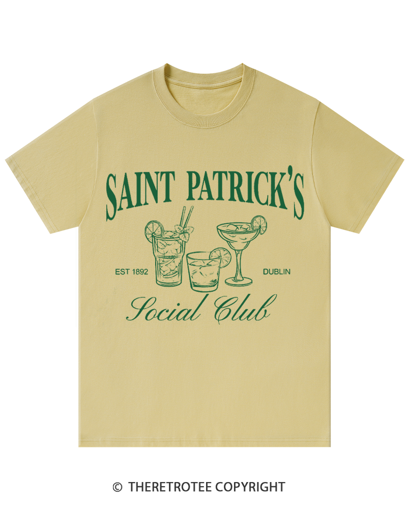 TheRetroTee Lucky Shamrock St. Patrick's Day T-Shirt