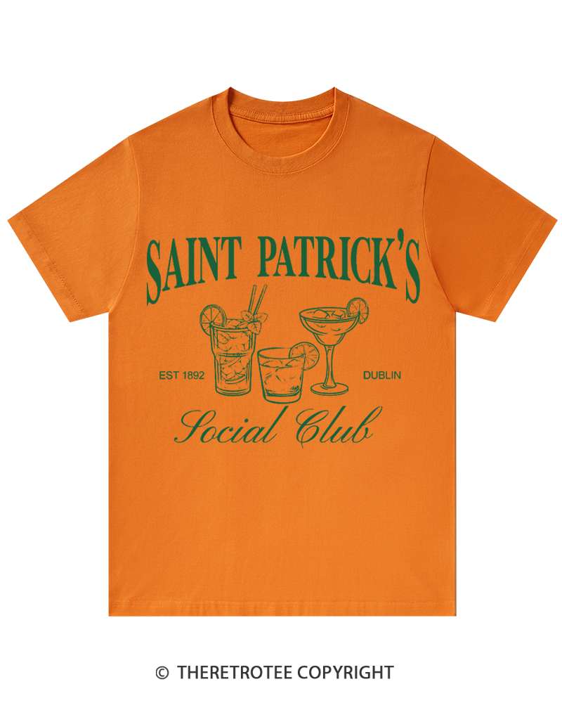 TheRetroTee Lucky Shamrock St. Patrick's Day T-Shirt