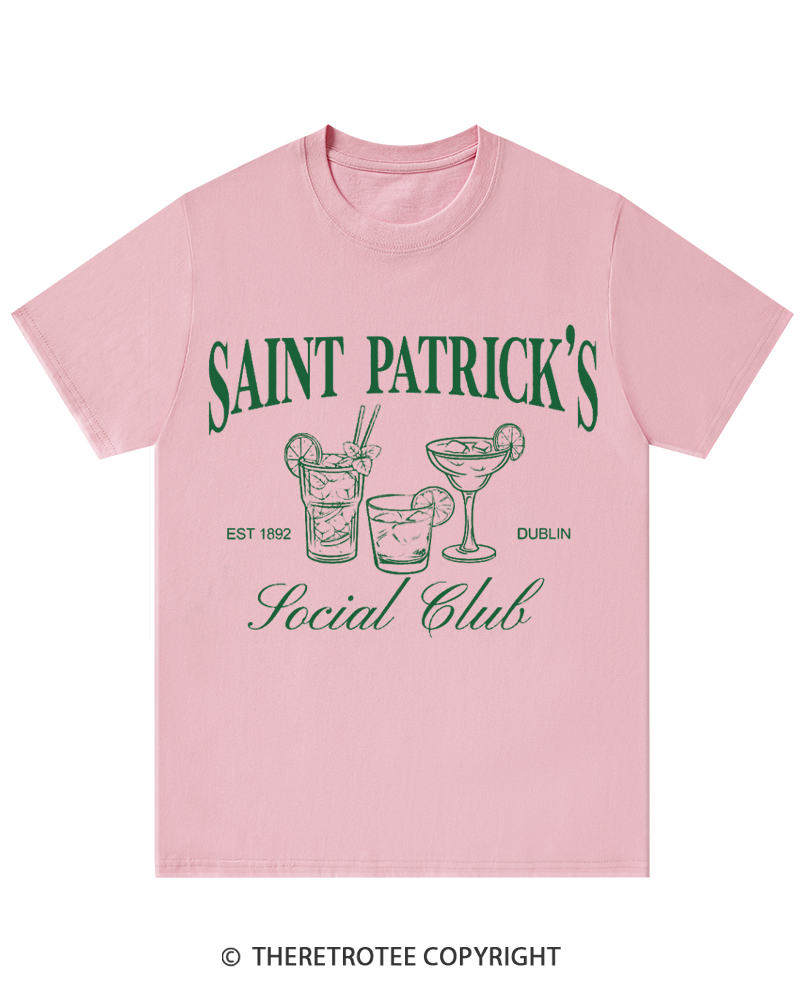 TheRetroTee Lucky Shamrock St. Patrick's Day T-Shirt