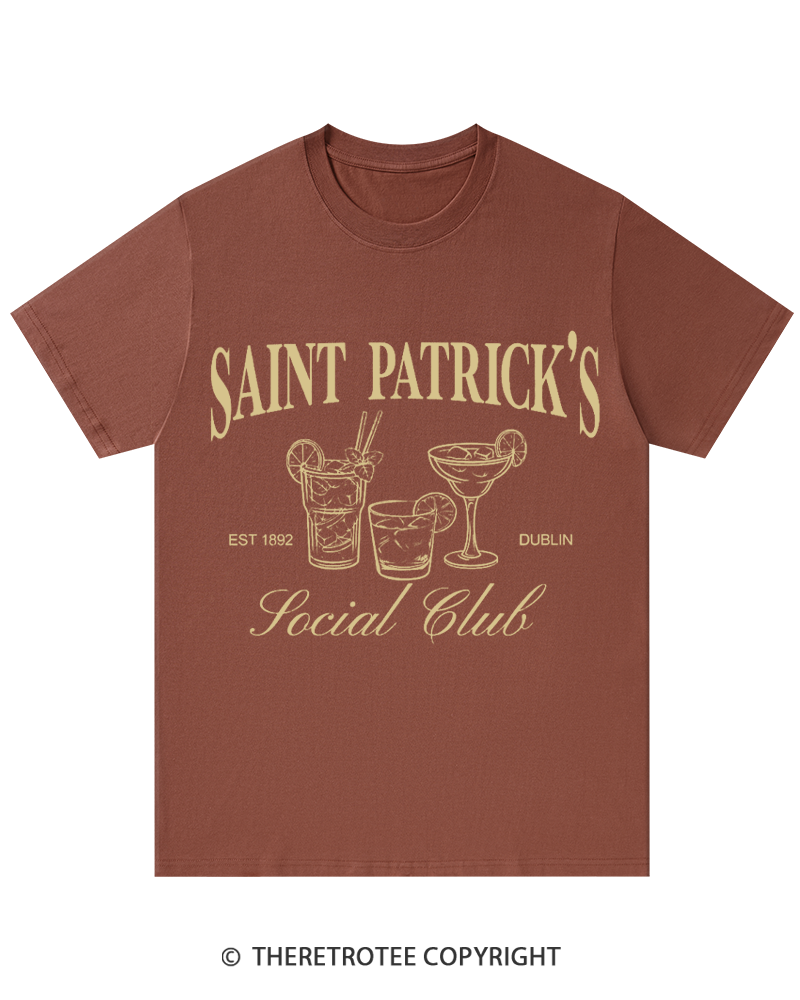 TheRetroTee Lucky Shamrock St. Patrick's Day T-Shirt