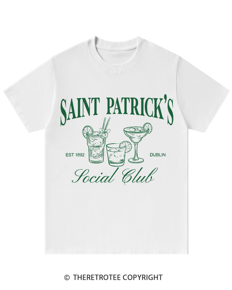 TheRetroTee Lucky Shamrock St. Patrick's Day T-Shirt