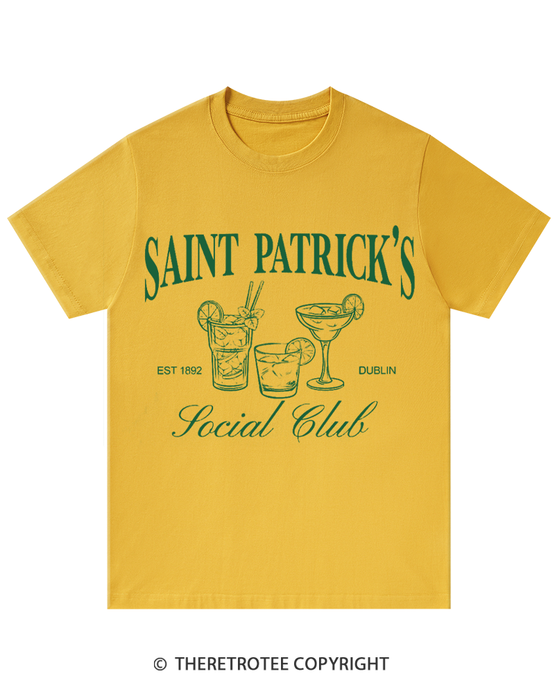 TheRetroTee Lucky Shamrock St. Patrick's Day T-Shirt