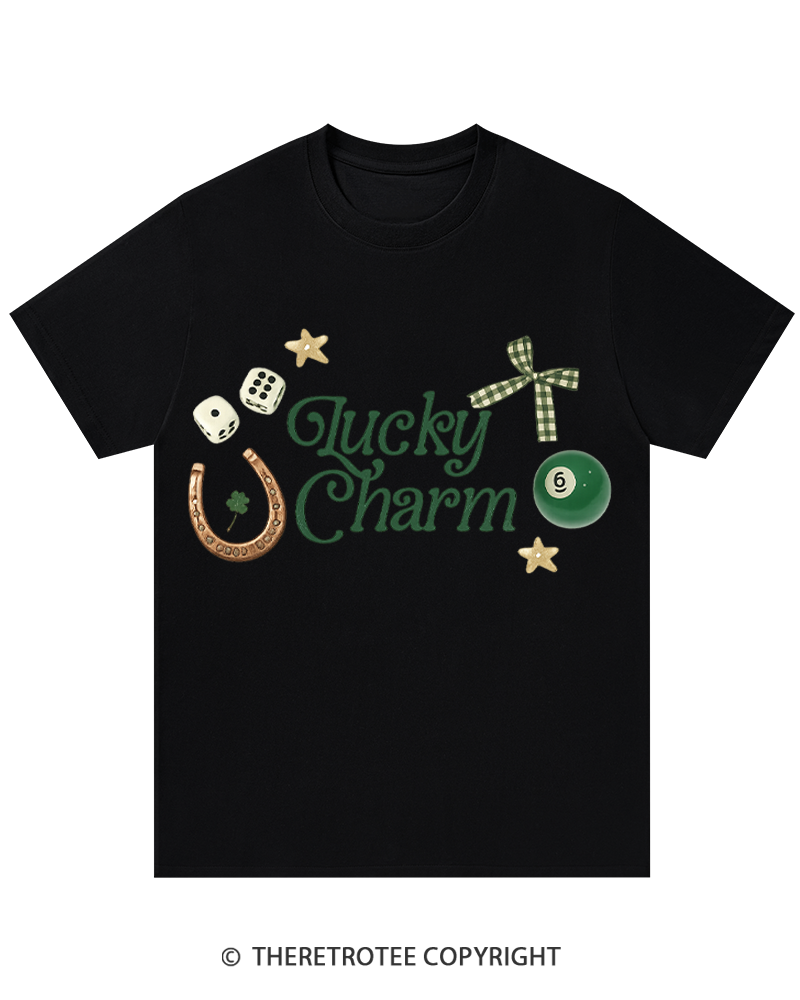 TheRetroTee Lucky Charm St. Patrick's Day T-Shirt