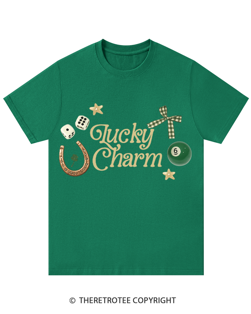 TheRetroTee Lucky Charm St. Patrick's Day T-Shirt