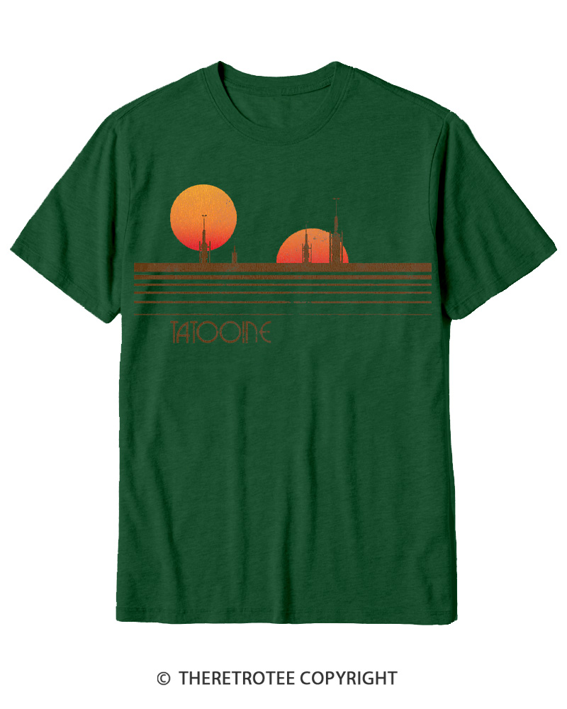 TheRetroTee Galaxy 1980s Cotton T-Shirt