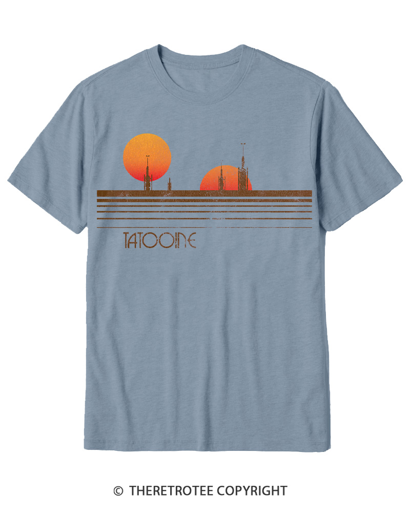 TheRetroTee Galaxy 1980s Cotton T-Shirt