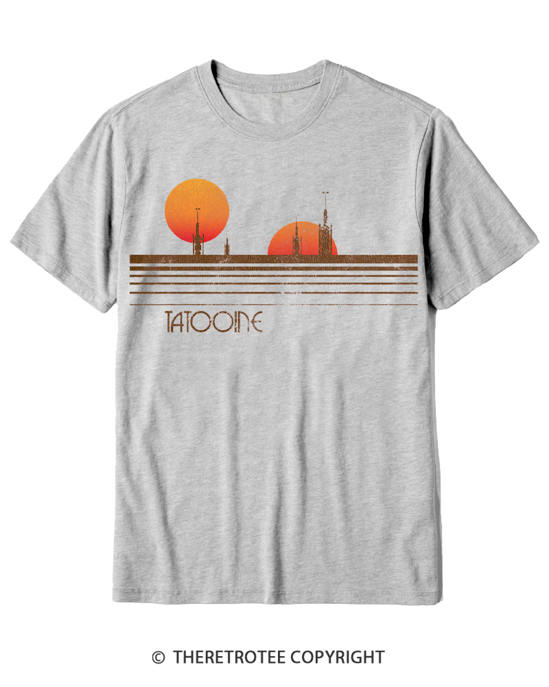 TheRetroTee Galaxy 1980s Cotton T-Shirt