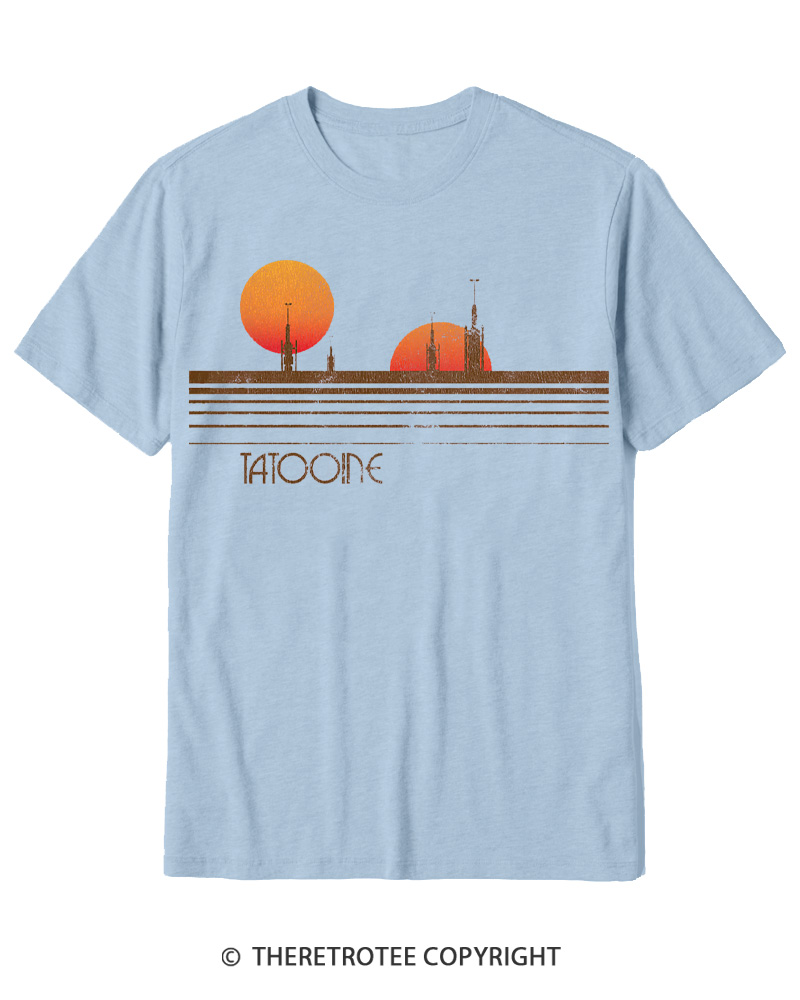 TheRetroTee Galaxy 1980s Cotton T-Shirt