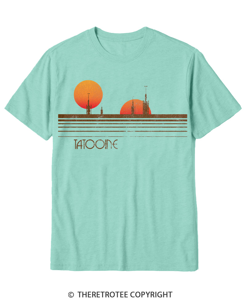 TheRetroTee Galaxy 1980s Cotton T-Shirt