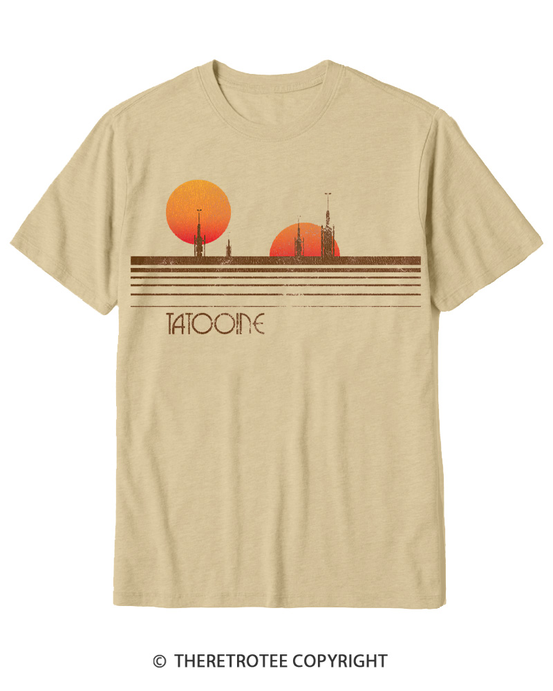 TheRetroTee Galaxy 1980s Cotton T-Shirt