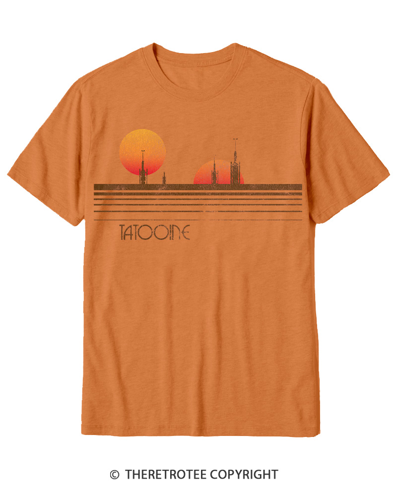 TheRetroTee Galaxy 1980s Cotton T-Shirt