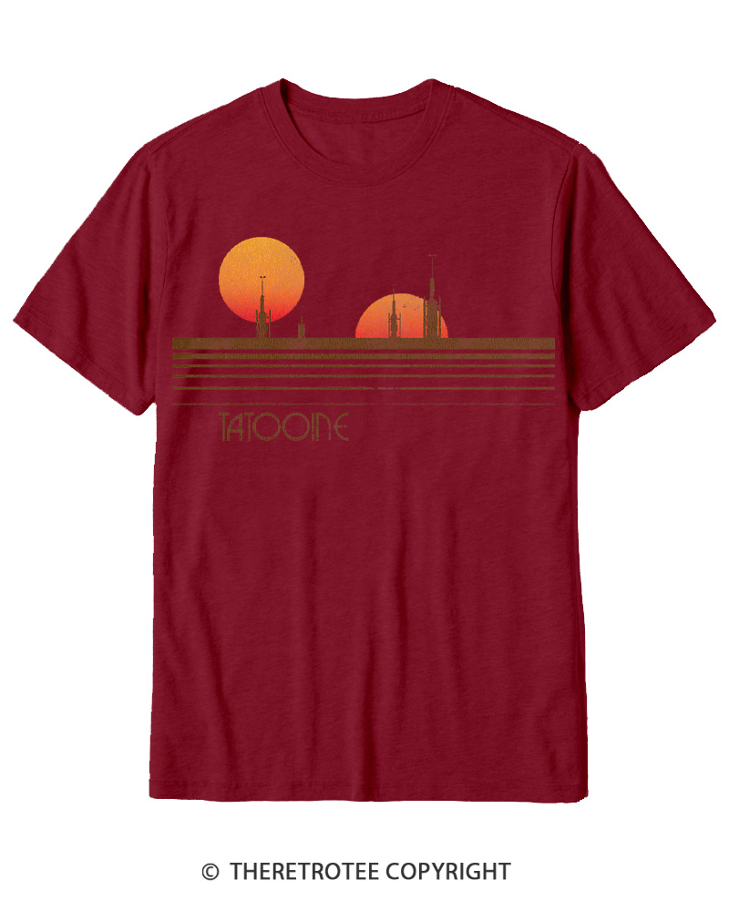 TheRetroTee Galaxy 1980s Cotton T-Shirt