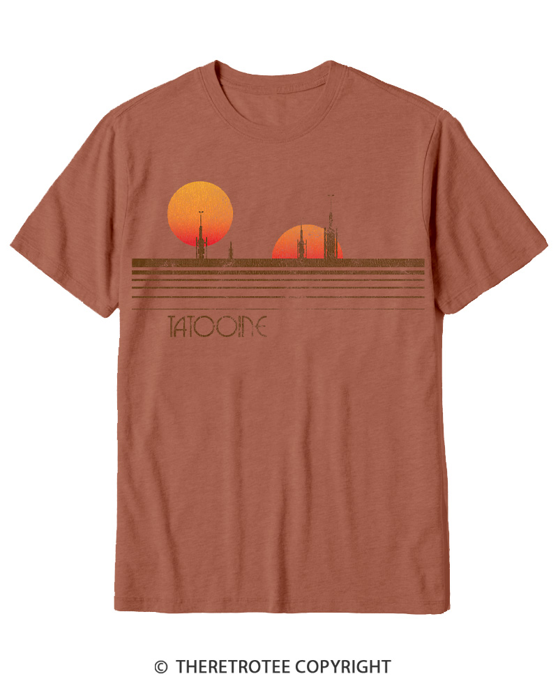 TheRetroTee Galaxy 1980s Cotton T-Shirt