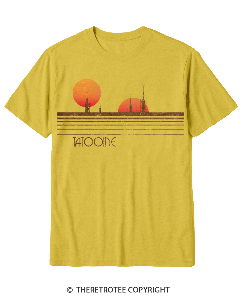 TheRetroTee Galaxy 1980s Cotton T-Shirt