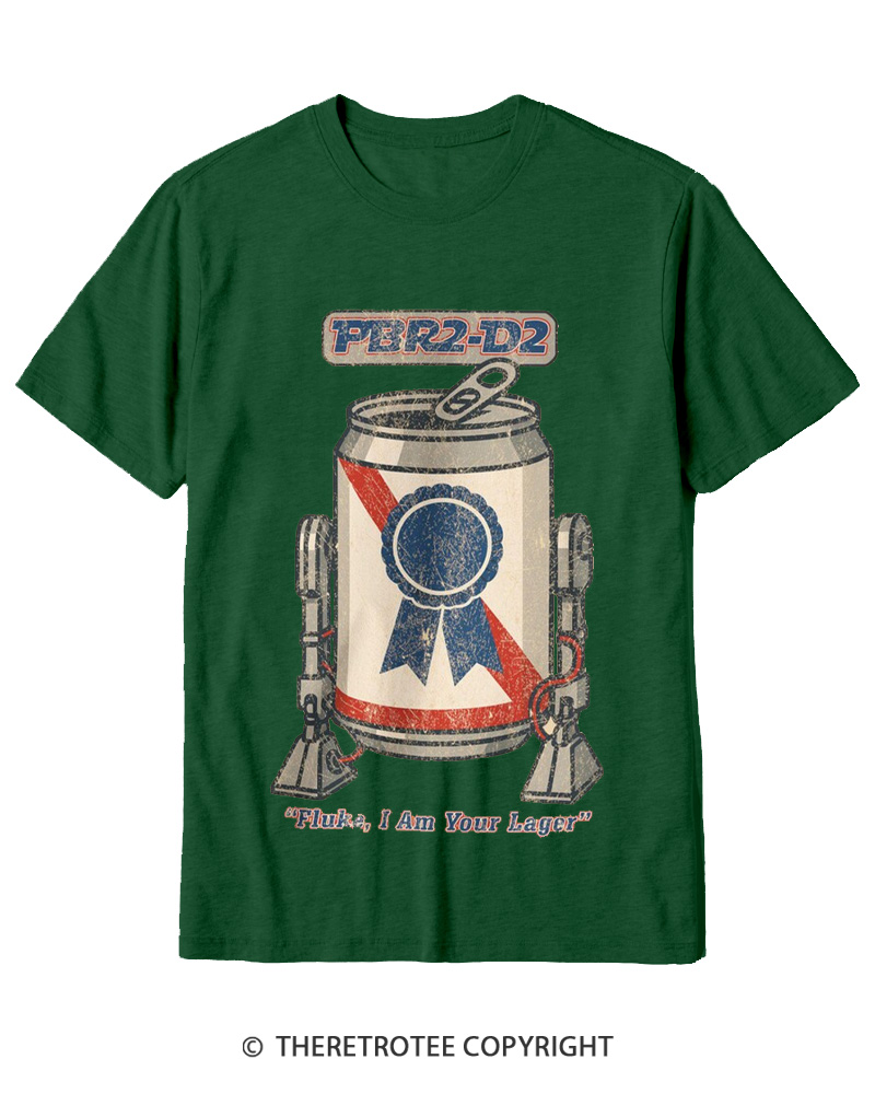 TheRetroTee I Am Your Lager 1980s Cotton T-Shirt