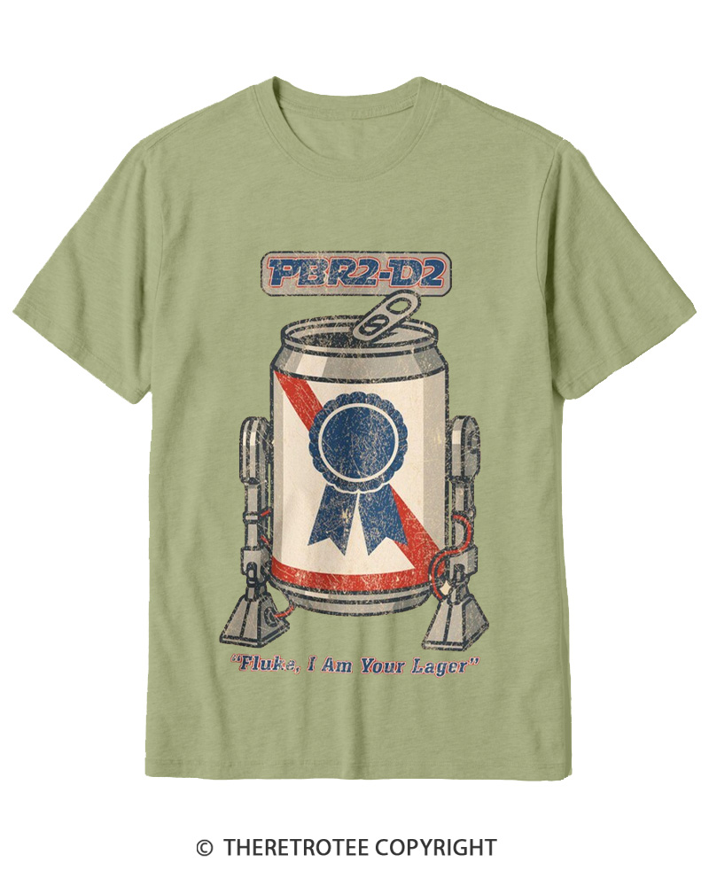 TheRetroTee I Am Your Lager 1980s Cotton T-Shirt