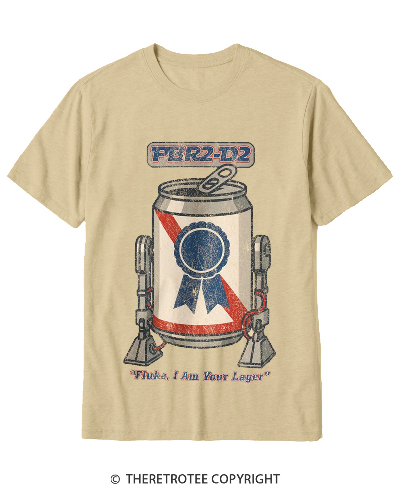 TheRetroTee I Am Your Lager 1980s Cotton T-Shirt