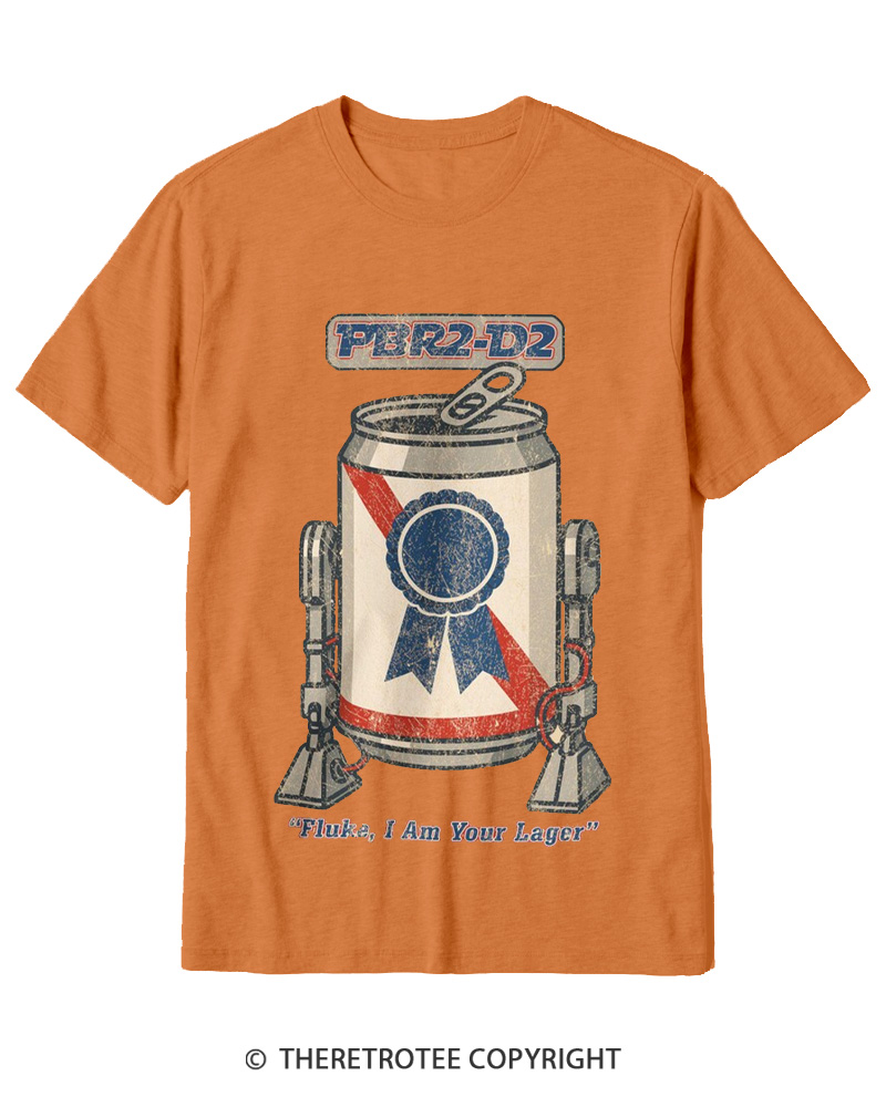 TheRetroTee I Am Your Lager 1980s Cotton T-Shirt
