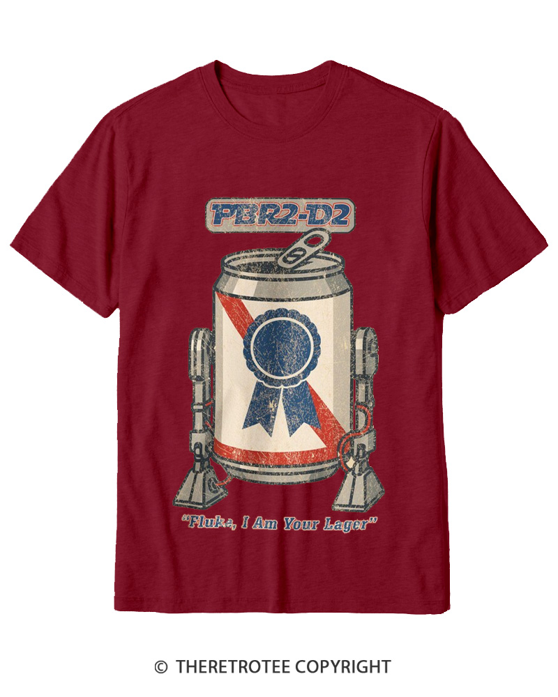 TheRetroTee I Am Your Lager 1980s Cotton T-Shirt