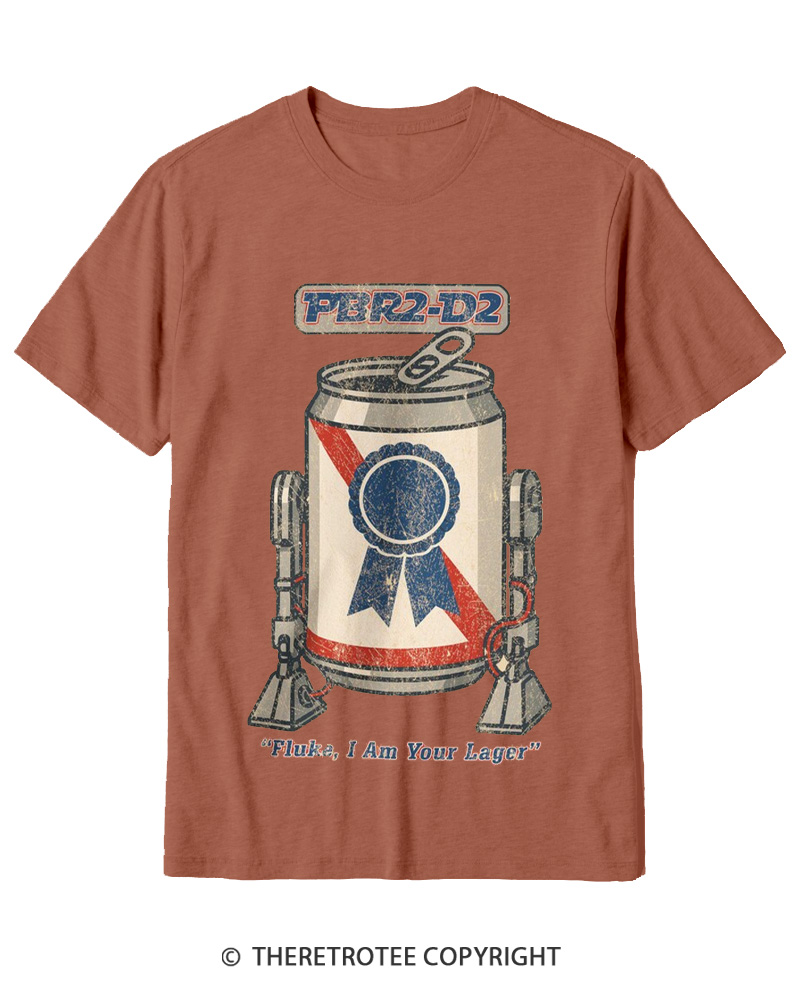 TheRetroTee I Am Your Lager 1980s Cotton T-Shirt