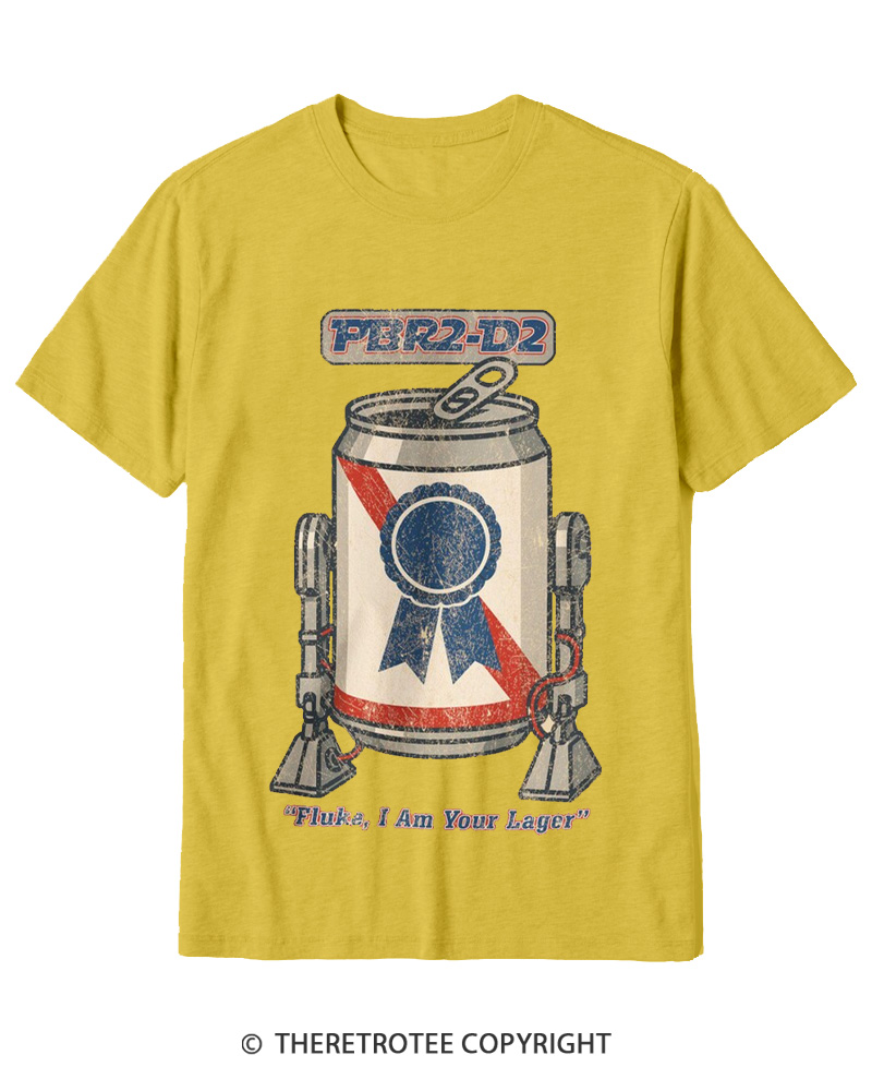 TheRetroTee I Am Your Lager 1980s Cotton T-Shirt