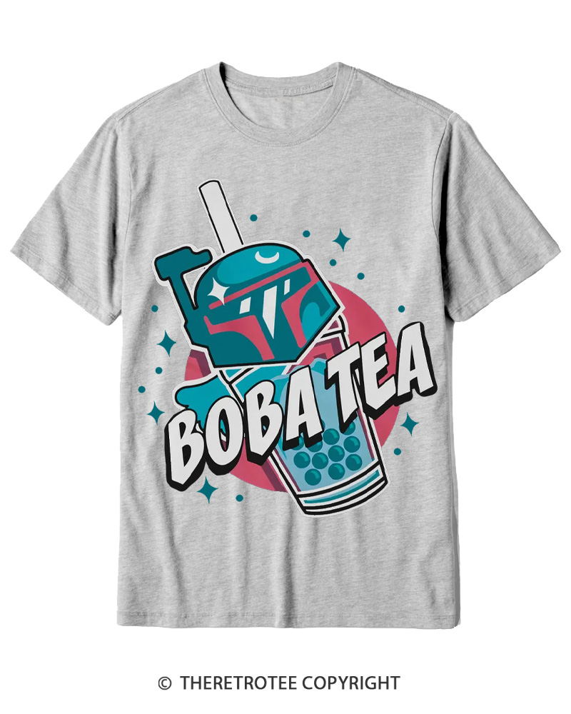 TheRetroTee Boba Tea 1980s Cotton T-Shirt