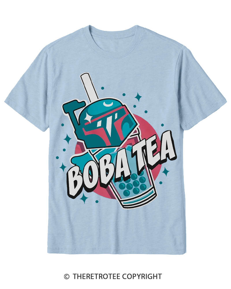 TheRetroTee Boba Tea 1980s Cotton T-Shirt