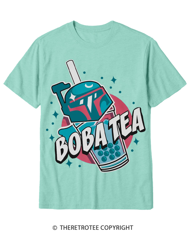 TheRetroTee Boba Tea 1980s Cotton T-Shirt