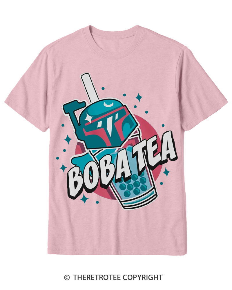 TheRetroTee Boba Tea 1980s Cotton T-Shirt