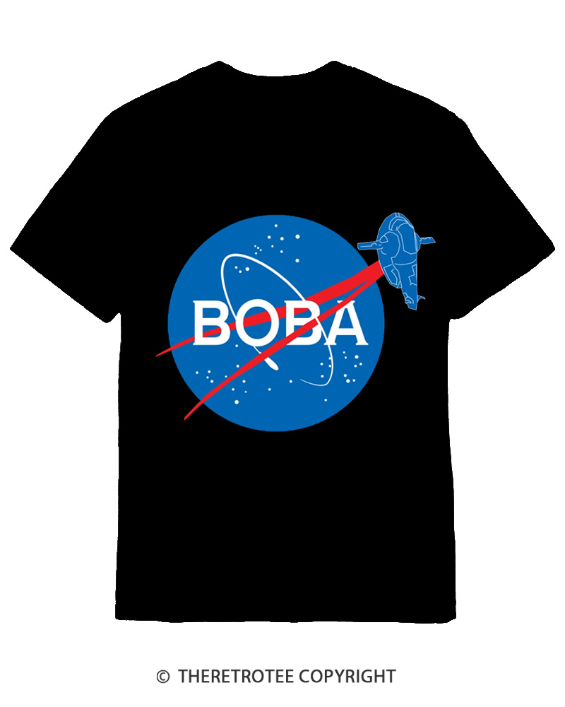 TheRetroTee Outer Rim Space Program 1980s Cotton T-Shirt