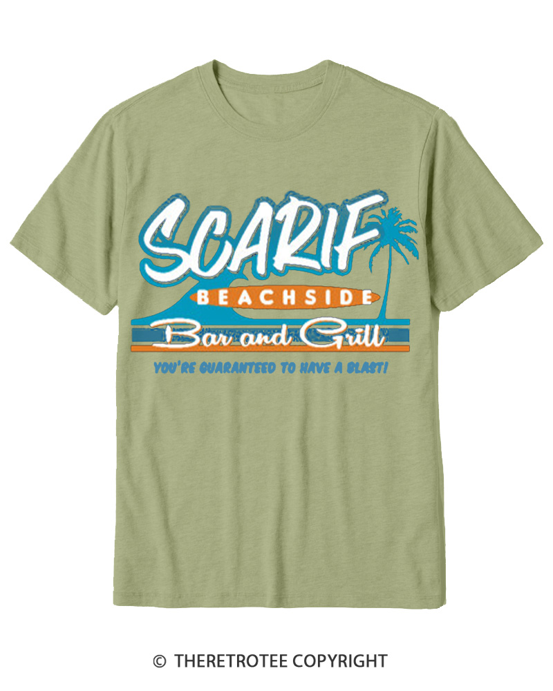 TheRetroTee Island Data Vault Bar 1980s Cotton T-Shirt