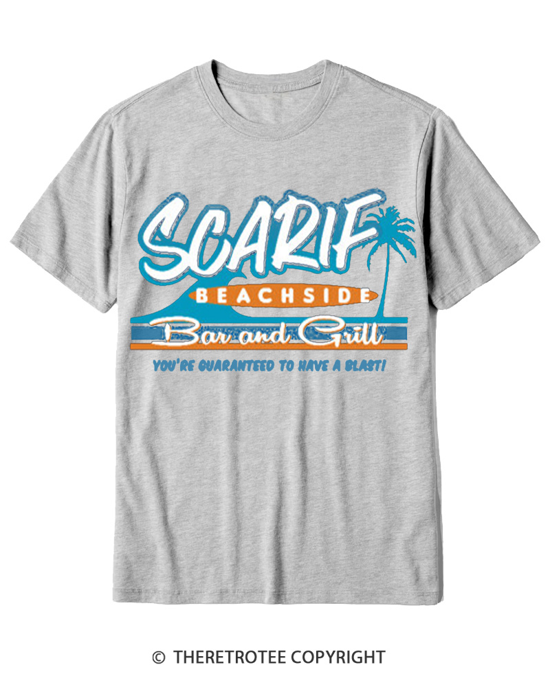 TheRetroTee Island Data Vault Bar 1980s Cotton T-Shirt