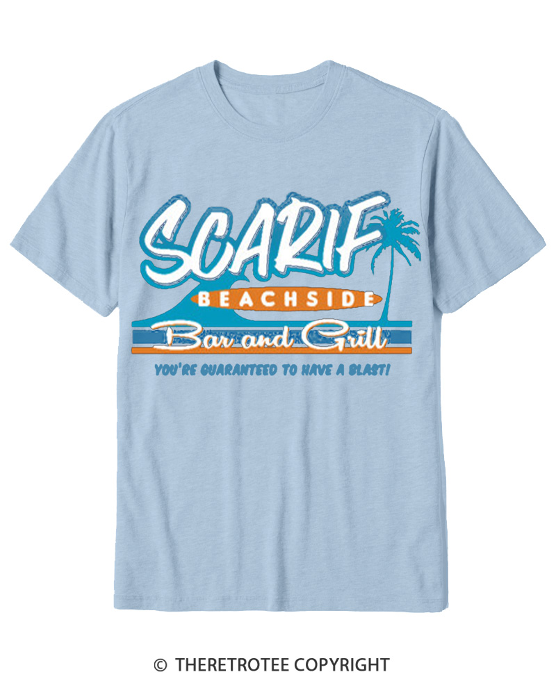 TheRetroTee Island Data Vault Bar 1980s Cotton T-Shirt