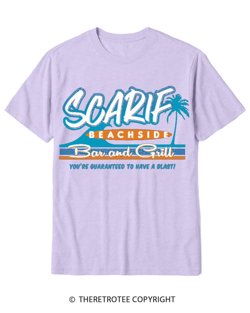 TheRetroTee Island Data Vault Bar 1980s Cotton T-Shirt