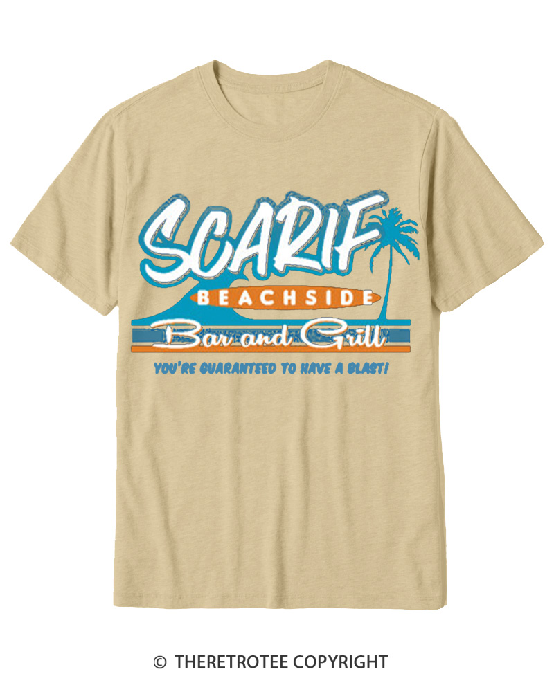 TheRetroTee Island Data Vault Bar 1980s Cotton T-Shirt