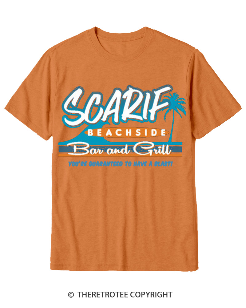 TheRetroTee Island Data Vault Bar 1980s Cotton T-Shirt