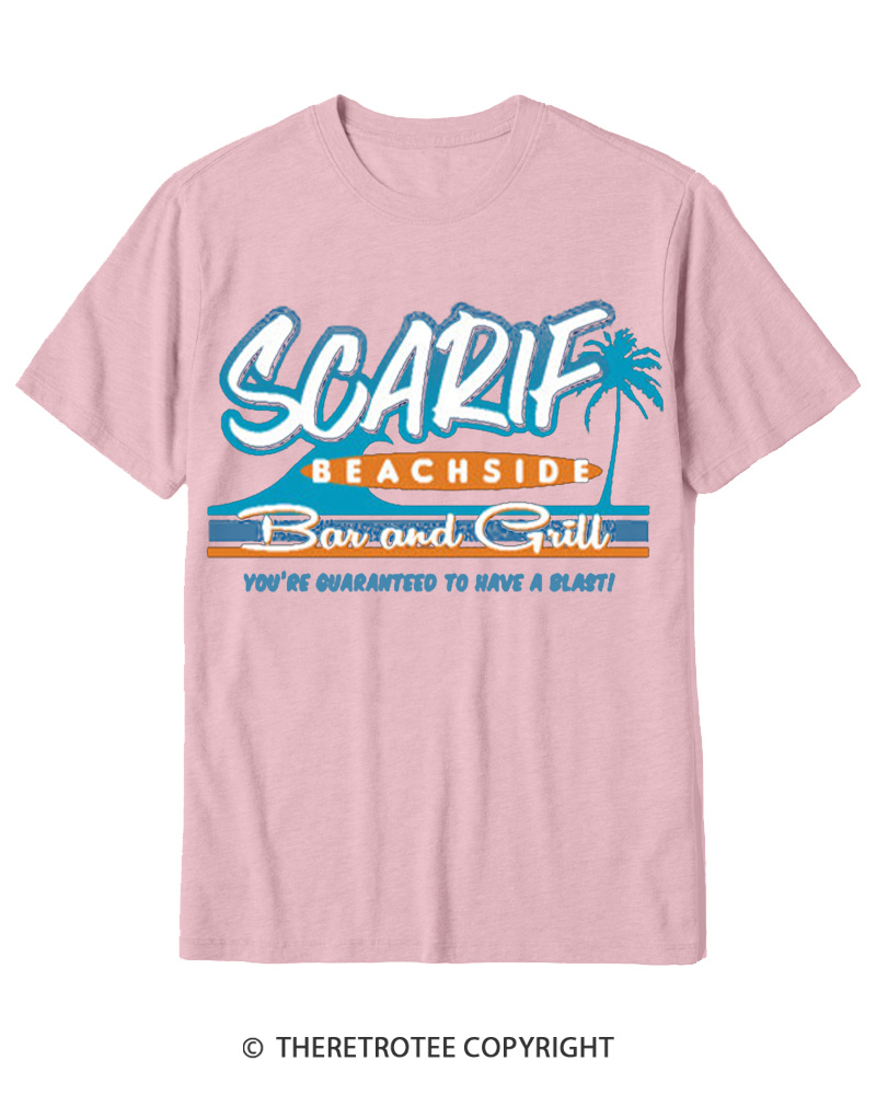 TheRetroTee Island Data Vault Bar 1980s Cotton T-Shirt